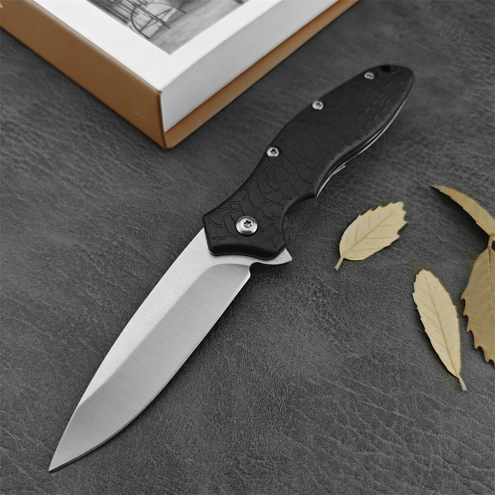 KS 1830 Oso Sweet Folding Knife 8Cr13Mov Drop Point Blade Nylon Fiber Handle Assisted Flipper Tactical Camping Pocket Knife
KS 1830 Oso Sweet Folding Knife 8Cr13Mov Drop Point Blade Nylon Fiber Handle Assisted Flipper Tactical Camping Pocket Knife