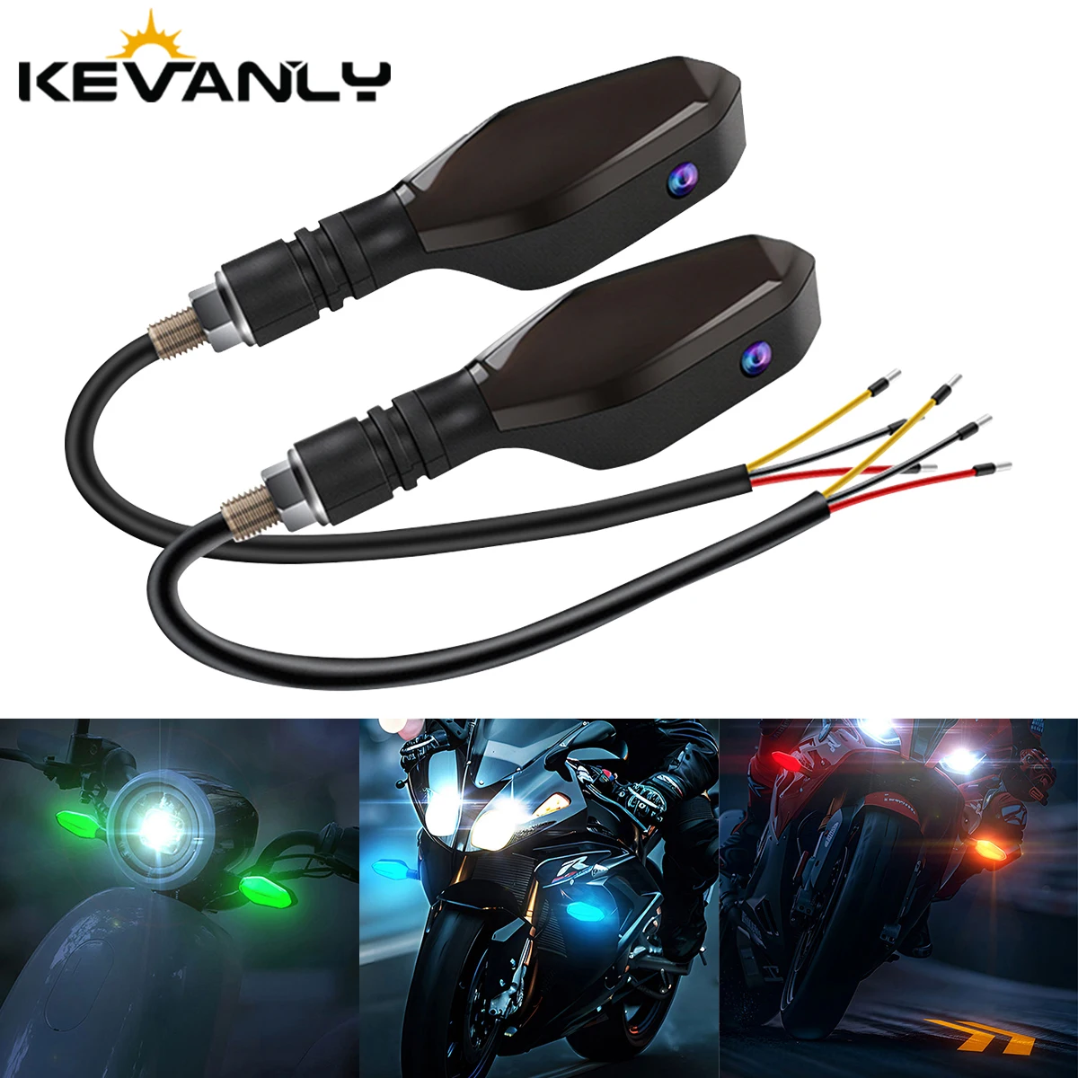 2PCS Motorcycle LED Turn Signals Lamp With Projection Lamp Multicolor 27Modes Turning Warning Light For Motorbike E-bike Scooter
2PCS Motorcycle LED Turn Signals Lamp With Projection Lamp Multicolor 27Modes Turning Warning Light For Motorbike E-bike Scooter