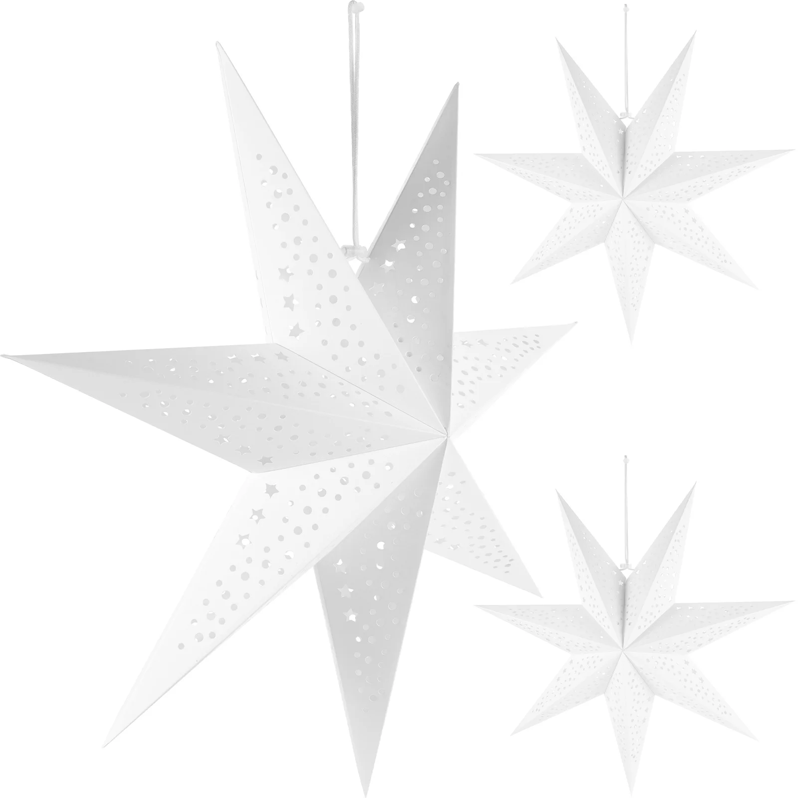 3 Pcs Heptagon Lampshade Hanging Star Ceiling Light Shape Paper Xmas Lantern Shades Pentagram Baby Pendant
3 Pcs Heptagon Lampshade Hanging Star Ceiling Light Shape Paper Xmas Lantern Shades Pentagram Baby Pendant