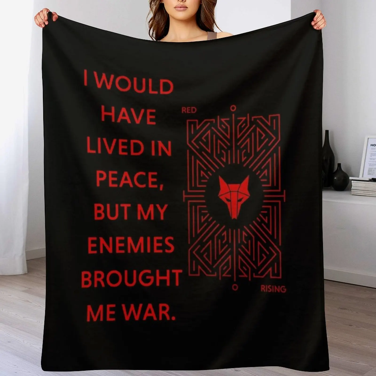 Red Rising Throw Blanket Soft Solid Color Blanket for Couch Bed
Red Rising Throw Blanket Soft Solid Color Blanket for Couch Bed
