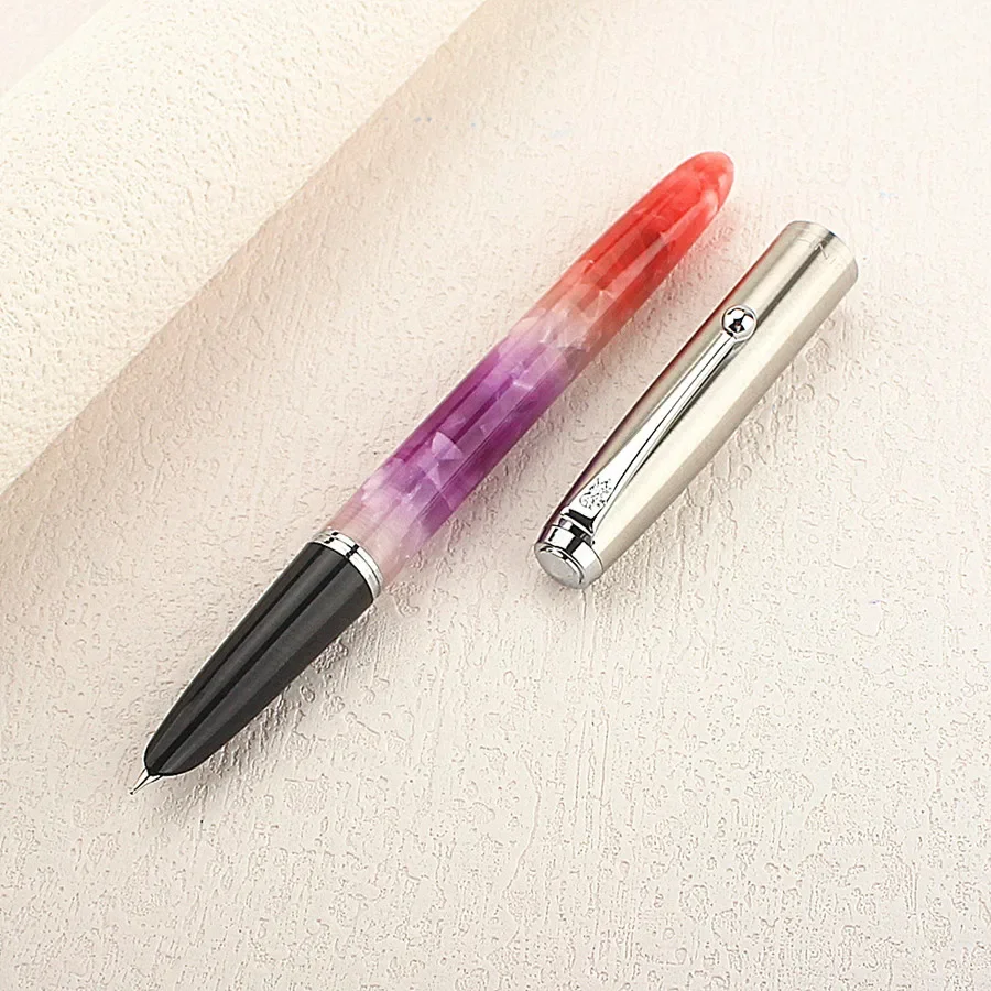 Перьевая ручка Jinhao 51, целлулоидная классическая ручка, гладкий пишущий инструмент с тонким наконечником и многоразовым конвертером
Перьевая ручка Jinhao 51, целлулоидная классическая ручка, гладкий пишущий инструмент с тонким наконечником и многоразовым конвертером