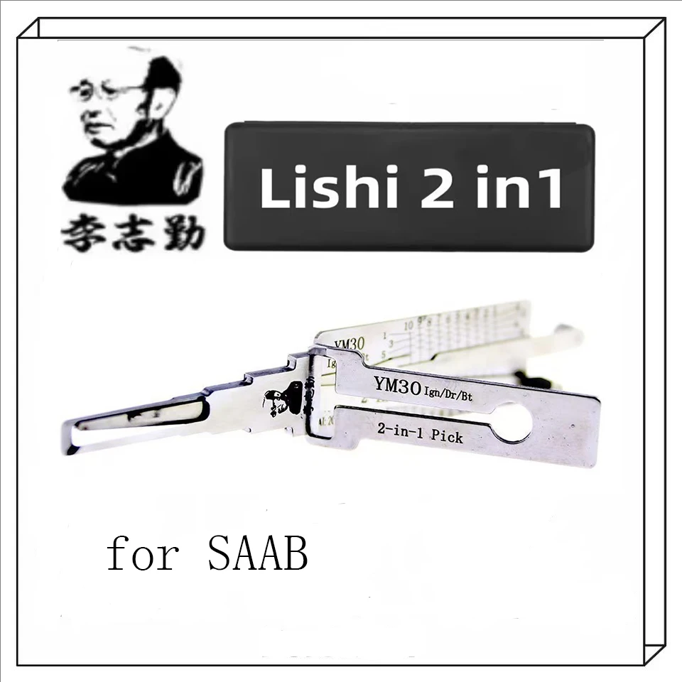 YM30 Lishi 2-in-1 for SAAB LOCKSMITH TOOL
YM30 Lishi 2-in-1 for SAAB LOCKSMITH TOOL