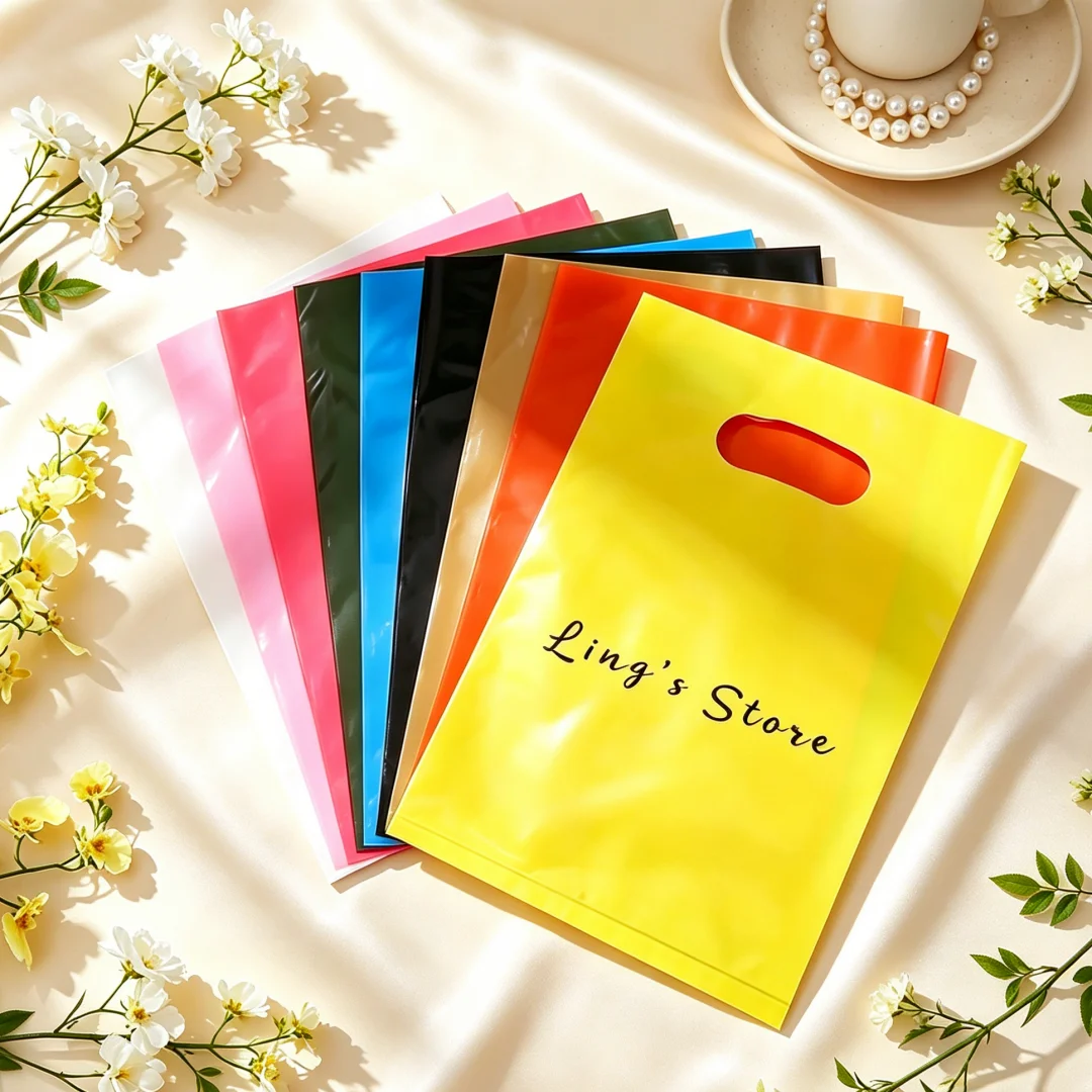 500Pcs Personalized Jewelry Gift Packaging Plastic Bag Wedding Birthday Guest Boutique Shop Candy Pastry Stores Shopping Pouches
500Pcs Personalized Jewelry Gift Packaging Plastic Bag Wedding Birthday Guest Boutique Shop Candy Pastry Stores Shopping Pouches
