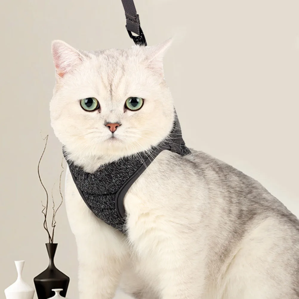 Pet Cat Harness Soft Adjustable Chest Strap Lightweight Breathable Kitten Vest Harnesses for Travel Durable Easy Clean
Pet Cat Harness Soft Adjustable Chest Strap Lightweight Breathable Kitten Vest Harnesses for Travel Durable Easy Clean