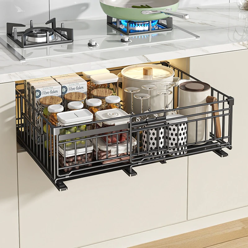 Telescopic basket, kitchen, deep cabinet, pull-out rack, tableware, storage box, cabinet, seasoning, dishes, drawer type
Telescopic basket, kitchen, deep cabinet, pull-out rack, tableware, storage box, cabinet, seasoning, dishes, drawer type