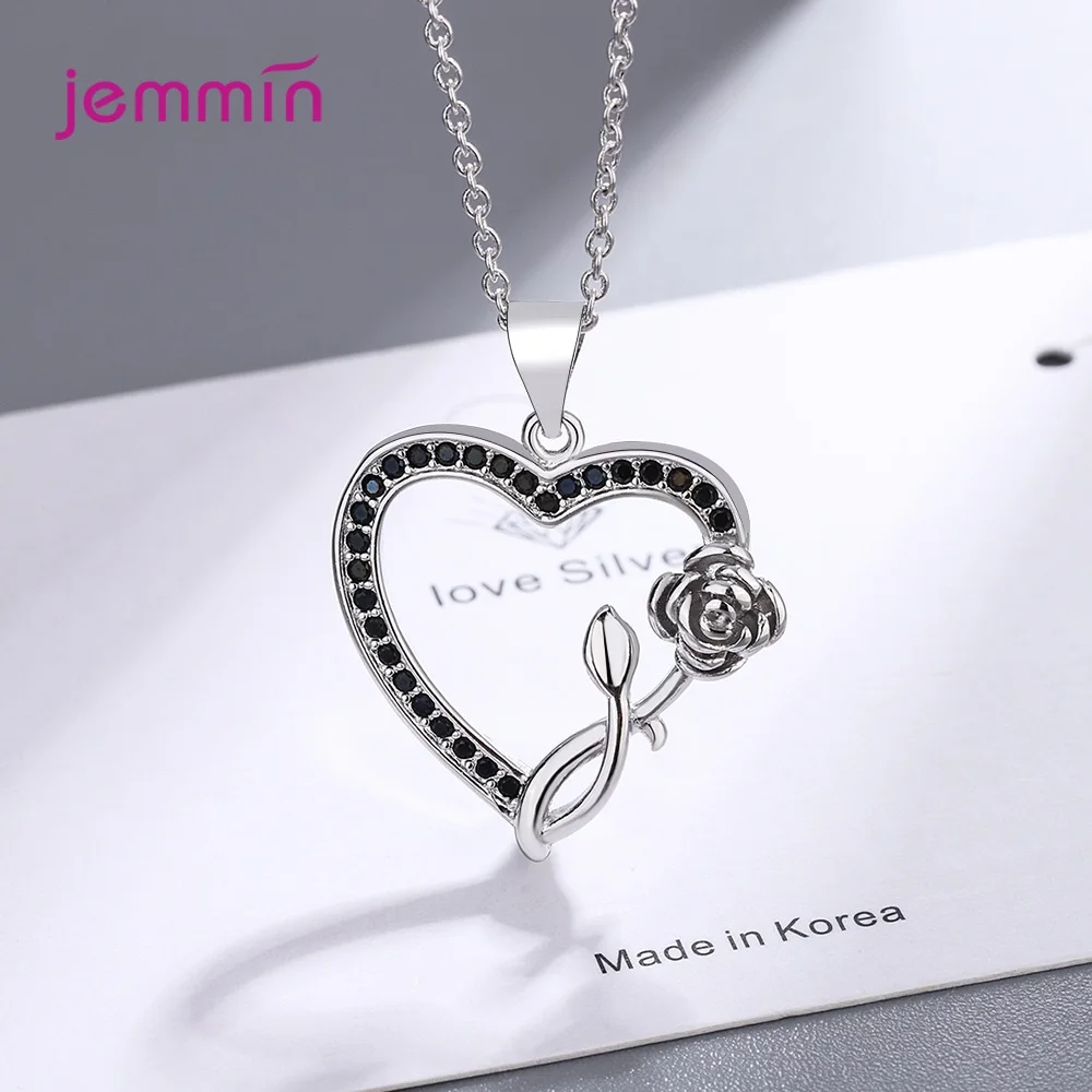 Очаровательное ожерелье из стерлингового серебра 925 пробы в форме сердца с кристаллами и кубическим цирконом для женщин и девочек, модные ювелирные изделия для свадебной вечеринки, подарки
Очаровательное ожерелье из стерлингового серебра 925 пробы в форме сердца с кристаллами и кубическим цирконом для женщин и девочек, модные ювелирные изделия для свадебной вечеринки, подарки