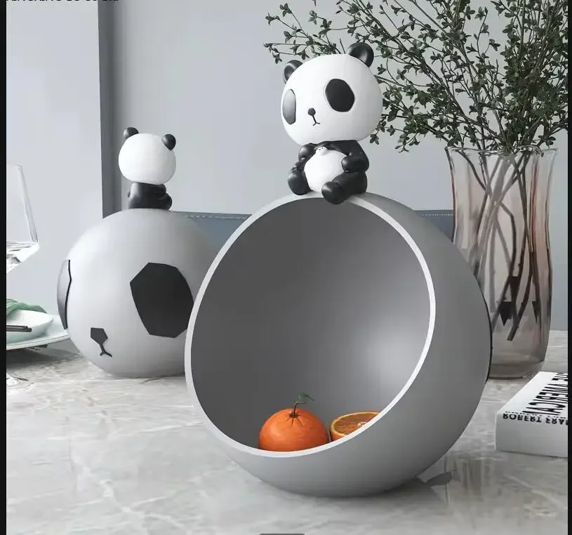Creative Panda Key Storage Decoration Living Room Desktop Decoration Storage Box Simple Modern Home Furnishing Accessories 
Creative Panda Key Storage Decoration Living Room Desktop Decoration Storage Box Simple Modern Home Furnishing Accessories