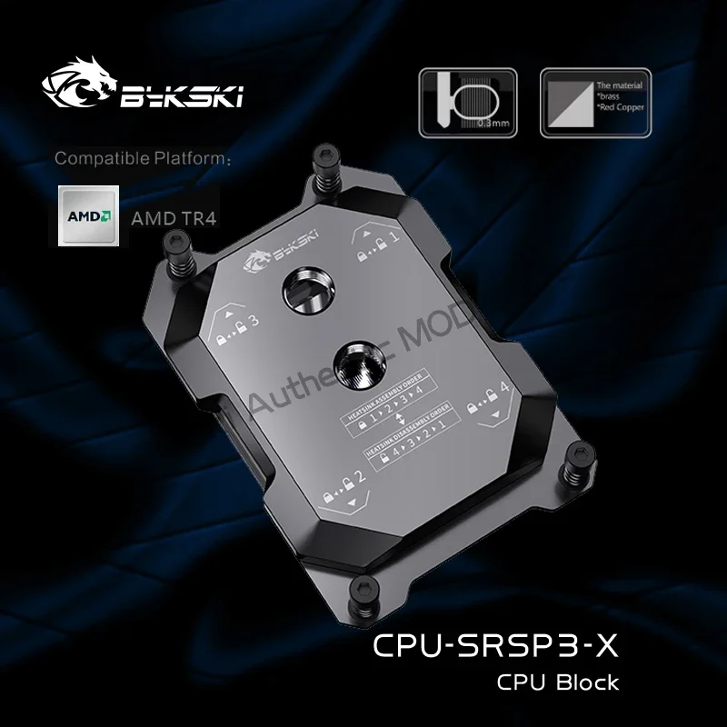 Bykski CPU-SRSP3-X AMD TR4 CPU Watercooler Pro полностью металлический серверный испаритель с облачным исчислением и жидкостным охлаждением
Bykski CPU-SRSP3-X AMD TR4 CPU Watercooler Pro полностью металлический серверный испаритель с облачным исчислением и жидкостным охлаждением