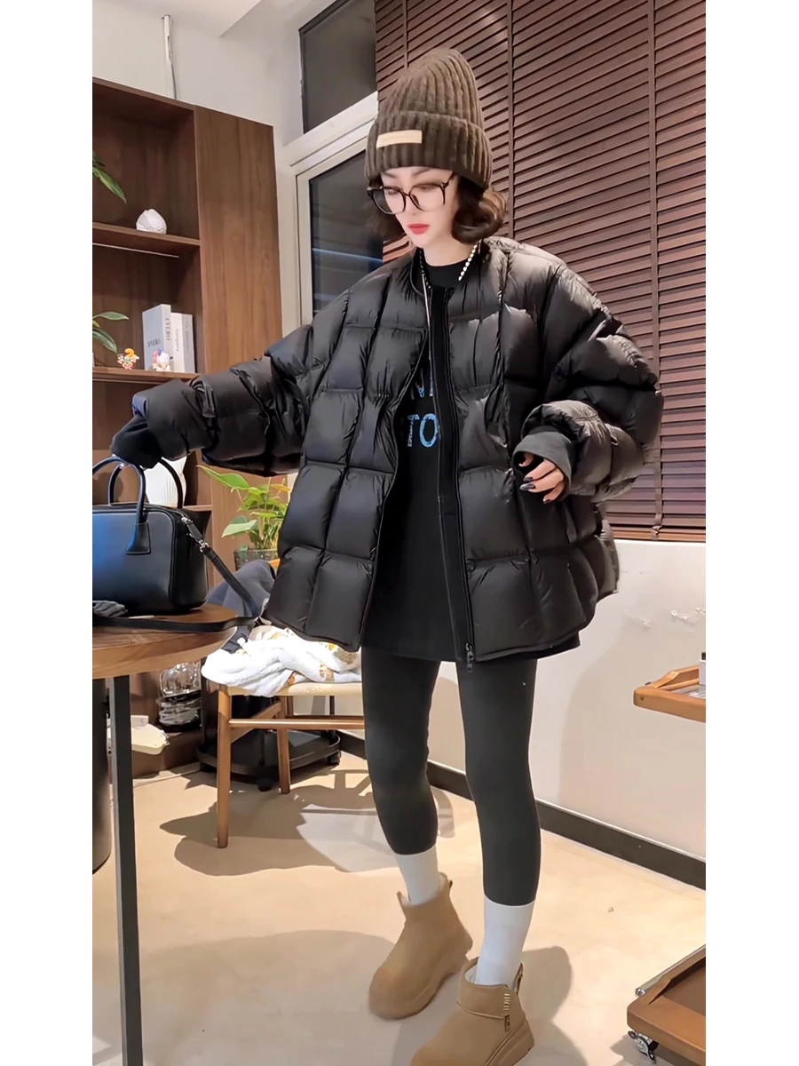 Korean Style Thickened White Duck down Puffer Jacket Women's Fashionable Winter Outerwear Warm Commute Style Zipper Closure
Korean Style Thickened White Duck down Puffer Jacket Women's Fashionable Winter Outerwear Warm Commute Style Zipper Closure