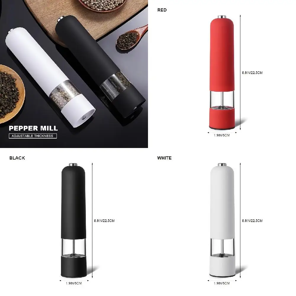 Silvery Black Pepper Grinder, Divine Tool For Frying Steak Seasoning Can, Black Pepper Grinder, Sea Salt Grinder
Silvery Black Pepper Grinder, Divine Tool For Frying Steak Seasoning Can, Black Pepper Grinder, Sea Salt Grinder