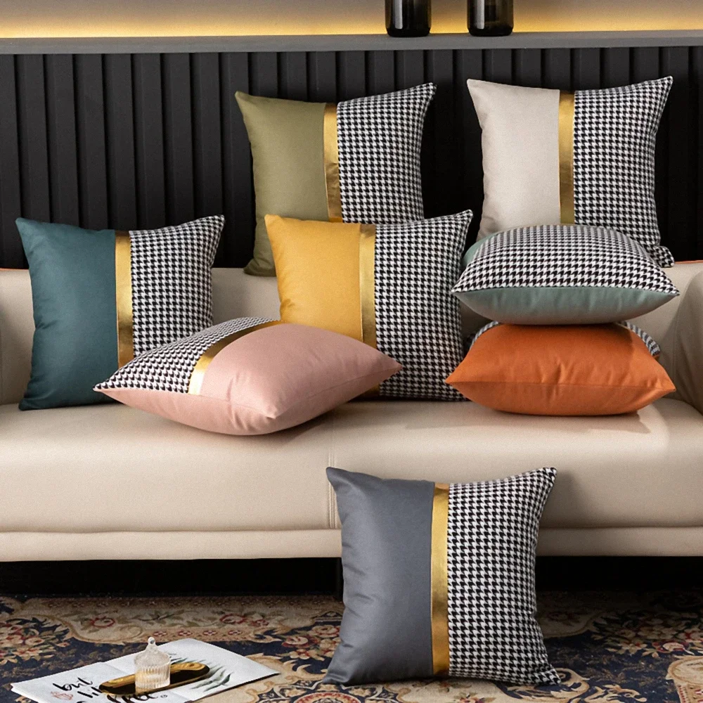 Sofa Cushion Throw Bedside Back Pillow Waist Sleeping Pillow Nordic solid color sofa pillow cover For Home or High-end hotels 1
Sofa Cushion Throw Bedside Back Pillow Waist Sleeping Pillow Nordic solid color sofa pillow cover For Home or High-end hotels 1