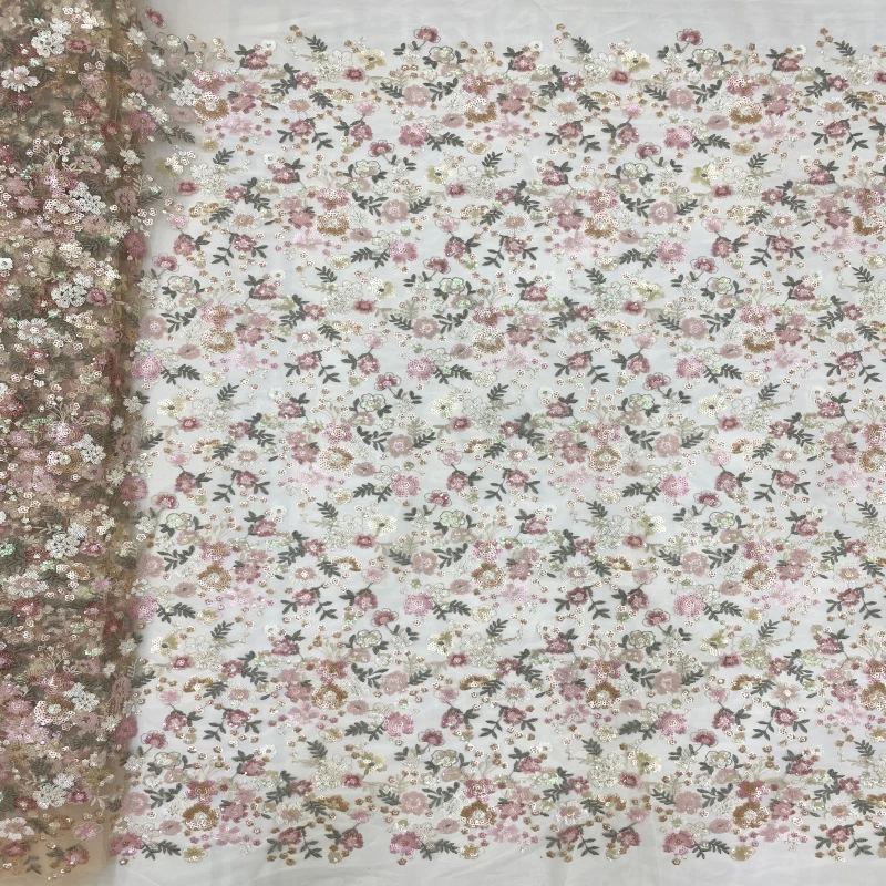 1yard Heavy Sequin Embroidery Lace Fabric Bride Wedding Dress DIY Cloth Cheongsam Handmade Sewing High Quality Mesh Fabric
1yard Heavy Sequin Embroidery Lace Fabric Bride Wedding Dress DIY Cloth Cheongsam Handmade Sewing High Quality Mesh Fabric