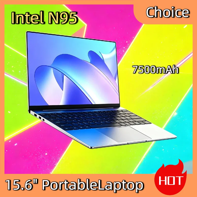 Office 2026 NEW 15.6 Inch Portable Laptop Intel N95 32GB DDR4 2TB SSD 7500mAh Windows 11 Backlit Fingerprint Notebook PC Gamer
Office 2026 NEW 15.6 Inch Portable Laptop Intel N95 32GB DDR4 2TB SSD 7500mAh Windows 11 Backlit Fingerprint Notebook PC Gamer