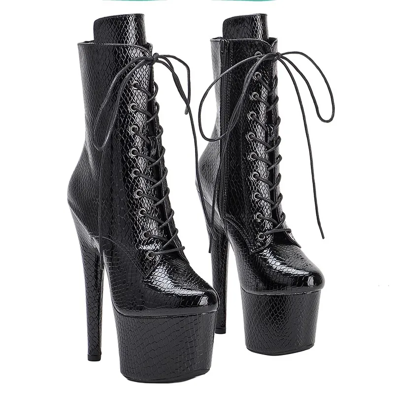 LAIJIANJINXIA New 17CM/7inches PU Upper Modern Pole Dance Shoes High Heel Platform Sexy Nightclub Women's Ankle Boots 081
LAIJIANJINXIA New 17CM/7inches PU Upper Modern Pole Dance Shoes High Heel Platform Sexy Nightclub Women's Ankle Boots 081