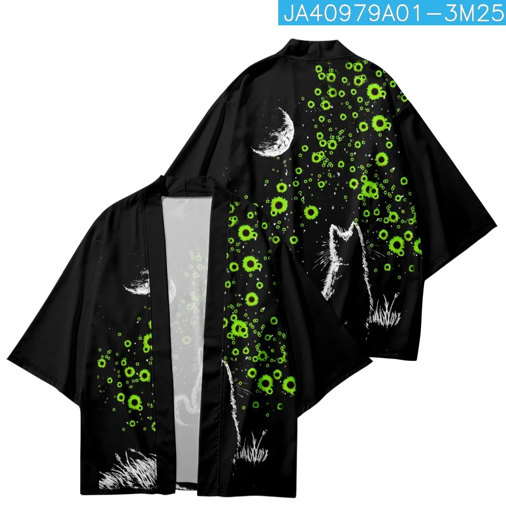 Summer Beach Yukata Japanese Cartoon Print Kimono Streetwear Cardigan Women Men Anime Haori Oversized Tops
Summer Beach Yukata Japanese Cartoon Print Kimono Streetwear Cardigan Women Men Anime Haori Oversized Tops