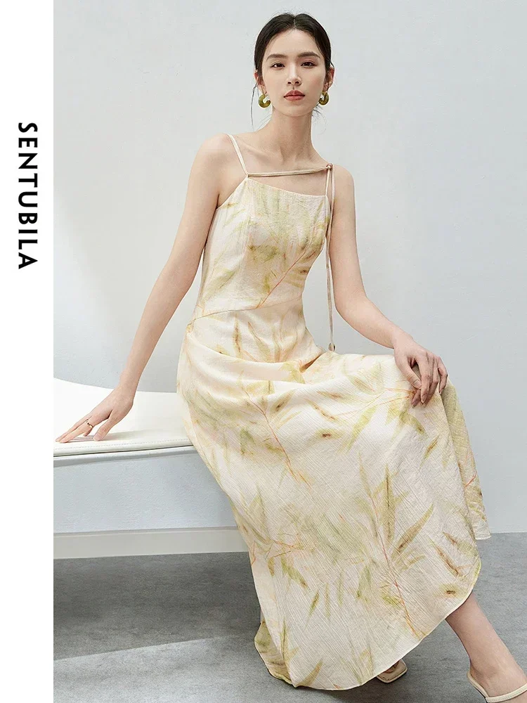 SENTUBILA New Chinese Style Printed Camisole Dress Woman 2025 Summer Elegant Comfort Pullover Sleeveless Tank Dresses 142L54103
SENTUBILA New Chinese Style Printed Camisole Dress Woman 2025 Summer Elegant Comfort Pullover Sleeveless Tank Dresses 142L54103