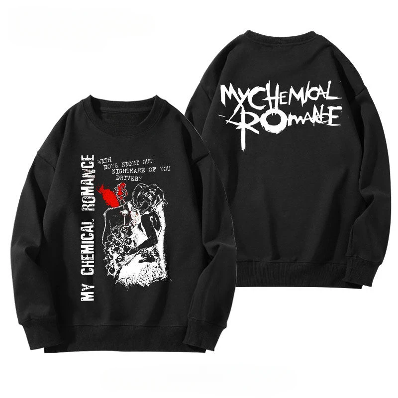 Hot MY CHEMICAL ROMANCE Band Crew-neck Pullover for Mens and Womens Suitable for Autumn and Winter Casual Wear
Hot MY CHEMICAL ROMANCE Band Crew-neck Pullover for Mens and Womens Suitable for Autumn and Winter Casual Wear
