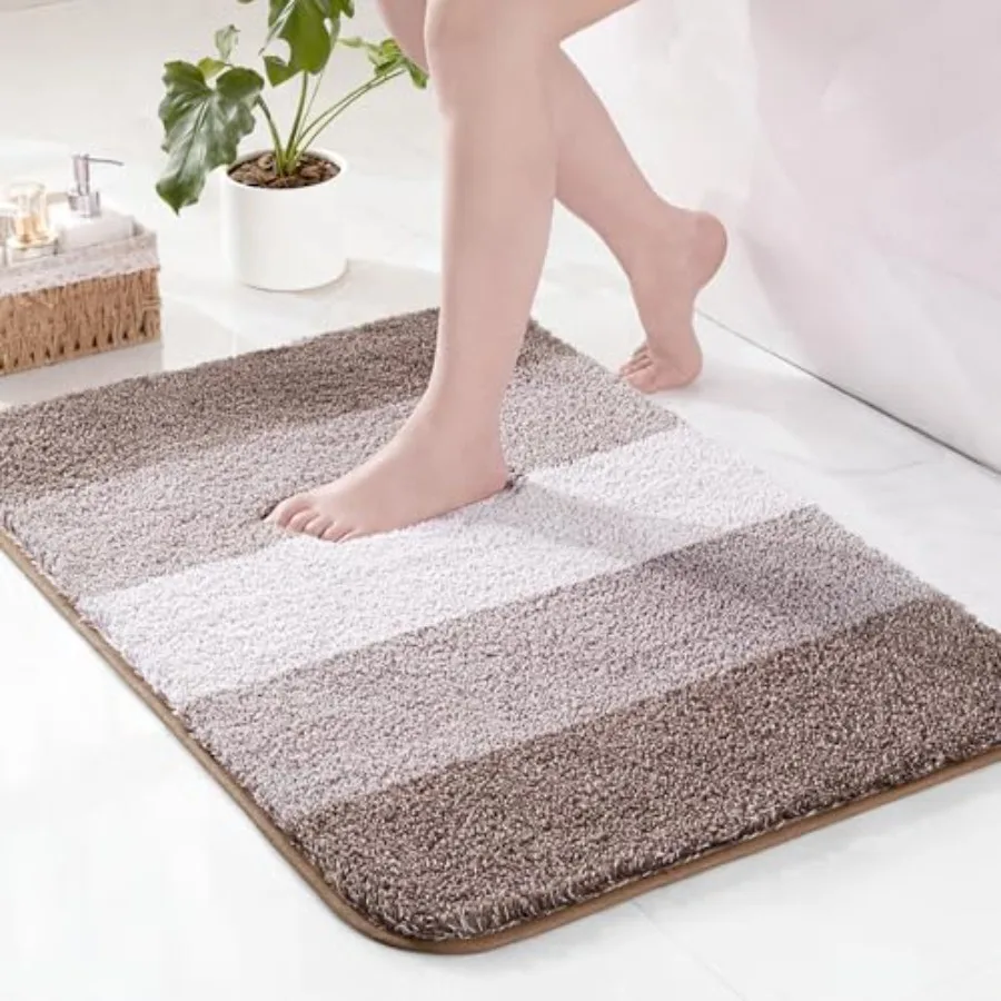 Bathroom Rugs Mat 17x24, Extra Soft Non Slip Absorbent Microfiber Bath Rugs, Machine Washable Quick Dry Bath Mats for Bathroom
Bathroom Rugs Mat 17x24, Extra Soft Non Slip Absorbent Microfiber Bath Rugs, Machine Washable Quick Dry Bath Mats for Bathroom