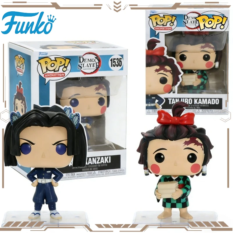 Funko POP Original Demon Slayer TANJIRO KAMADO AOI KANZAKI Action Figure Toys for Boys Girls Gift Collectible Model Ornaments
Funko POP Original Demon Slayer TANJIRO KAMADO AOI KANZAKI Action Figure Toys for Boys Girls Gift Collectible Model Ornaments