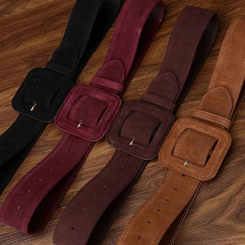 Fashion Wide Black Suede Belt for Women Vintage Ladies Cinch Waistband Classic Dress Coat Girdle Sweater Accessory
Fashion Wide Black Suede Belt for Women Vintage Ladies Cinch Waistband Classic Dress Coat Girdle Sweater Accessory