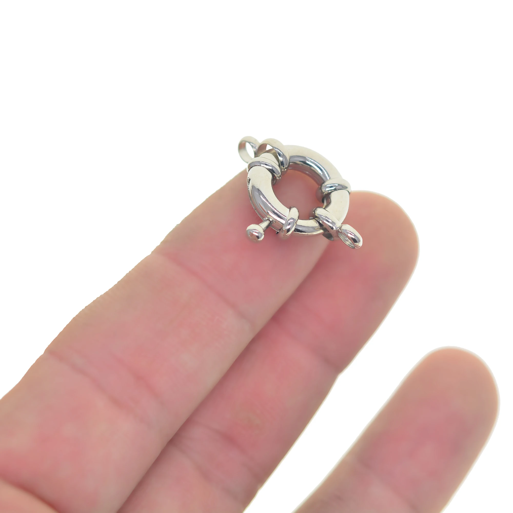 6pcs Silver plated brass Small Korea 15mm 0.6inch round circle bolt spring lock clasp figure 8 connector chain Pearl necklace
6pcs Silver plated brass Small Korea 15mm 0.6inch round circle bolt spring lock clasp figure 8 connector chain Pearl necklace
