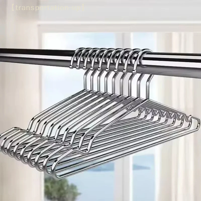 10pcs/set Stainless Steel Clothes Hanger For Dresses T-Shirts Coat Sweater Wardrobe Storage Organizer Drying Rack
10pcs/set Stainless Steel Clothes Hanger For Dresses T-Shirts Coat Sweater Wardrobe Storage Organizer Drying Rack