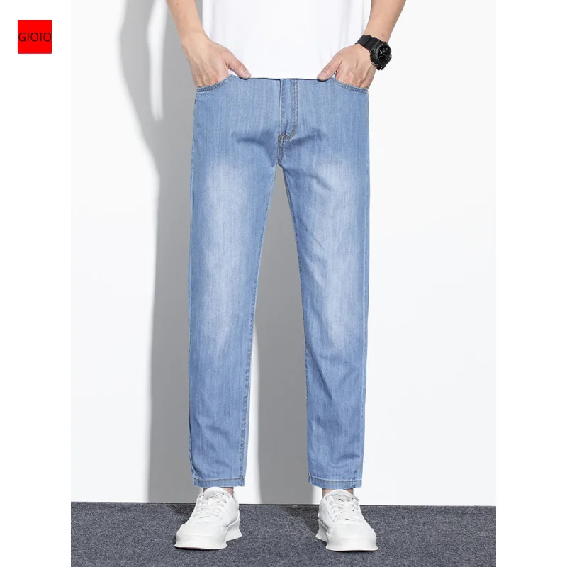 GIOIOMen's Cropped Jeans,2025Spring and Summer New Ultra-Thin Slim Straight-Leg Denim Casual Pants,Fashionmen pants
GIOIOMen's Cropped Jeans,2025Spring and Summer New Ultra-Thin Slim Straight-Leg Denim Casual Pants,Fashionmen pants