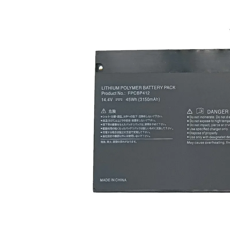 New FPCBP412 FPB0305S Laptop Battery for Fujitsu LifeBook U904-0M75A1DE U9040MXPB1DE Replacement Battery 14.4V 3150mAh 45Wh
New FPCBP412 FPB0305S Laptop Battery for Fujitsu LifeBook U904-0M75A1DE U9040MXPB1DE Replacement Battery 14.4V 3150mAh 45Wh