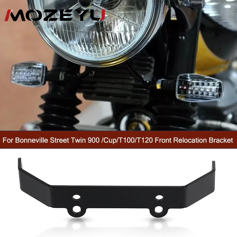 2016-2026 For Bonneville Street Twin / Cup/T100/T120 Speed Twin 900 Front Indicator Turn Signal Bracket Front Relocation Bracket
2016-2026 For Bonneville Street Twin / Cup/T100/T120 Speed Twin 900 Front Indicator Turn Signal Bracket Front Relocation Bracket