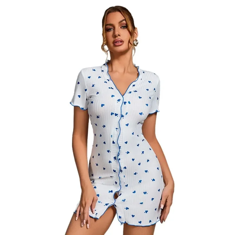 Sexy Nightgown Sleeping Woman Sexy Sleepwear Women Women's Homewear Dress Pajamas Summer Nightie Nightdress Pajama
Sexy Nightgown Sleeping Woman Sexy Sleepwear Women Women's Homewear Dress Pajamas Summer Nightie Nightdress Pajama