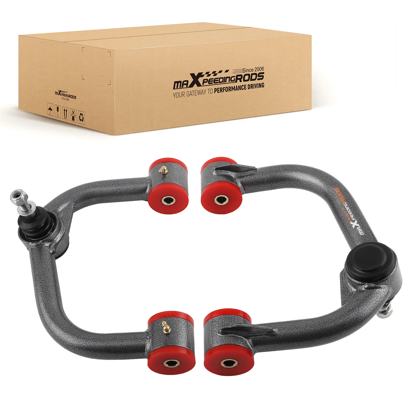 MaXpeedingrods Steel Ball Joint Front Upper Control Arm for F-150 4WD 2-4" Lifted 2004-2020 Vehicles Powder-Coated Finish
MaXpeedingrods Steel Ball Joint Front Upper Control Arm for F-150 4WD 2-4" Lifted 2004-2020 Vehicles Powder-Coated Finish