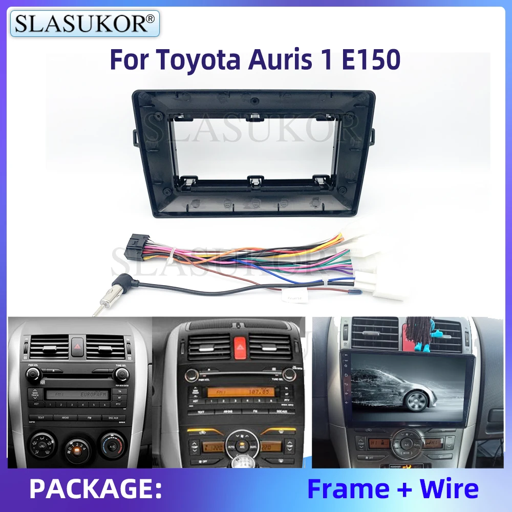 9" For Toyota Auris 1 E150 Car Radio Panel Dash Kit Install Console Bezel Adapter Plate Frame accessories With Wire
9" For Toyota Auris 1 E150 Car Radio Panel Dash Kit Install Console Bezel Adapter Plate Frame accessories With Wire