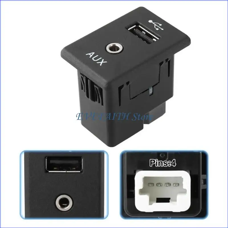 124B 795405004 28023-4BA0B Автоматический разъем USB для замены USB-порта AUX в автомобиле
124B 795405004 28023-4BA0B Автоматический разъем USB для замены USB-порта AUX в автомобиле