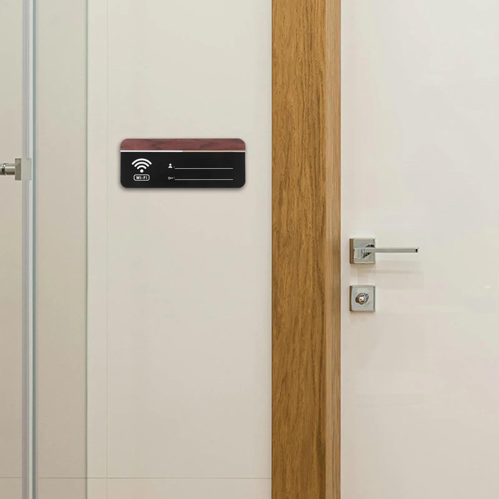 Стильный акриловый дисплей для Wi-Fi пароля: для дома, бизнеса, гостевой комнаты. Простая настройка, декоративный дизайн, книга паролей Wi-Fi.
Стильный акриловый дисплей для Wi-Fi пароля: для дома, бизнеса, гостевой комнаты. Простая настройка, декоративный дизайн, книга паролей Wi-Fi.