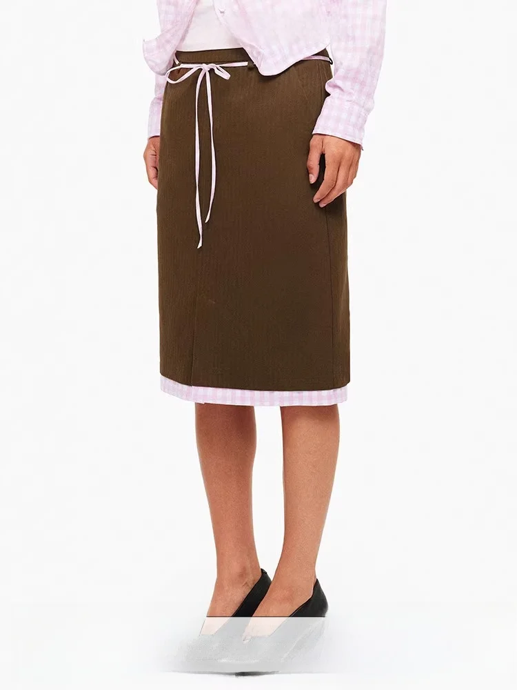 Age of Ascent Retro Contrast Color Patterned f Skirt Casual mid Waist H pe Cotton 00% Straight Cut Women's Skirt
Age of Ascent Retro Contrast Color Patterned f Skirt Casual mid Waist H pe Cotton 00% Straight Cut Women's Skirt