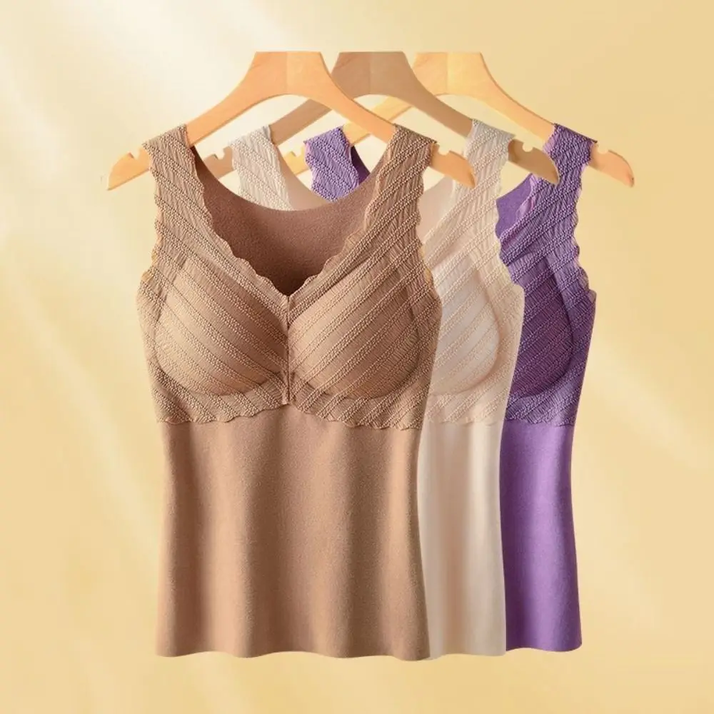 Зима-Осень, женское термобелье, нижняя рубашка, нижнее белье большого размера с подкладкой, высокоэластичный жилет, бесшовные майки
Зима-Осень, женское термобелье, нижняя рубашка, нижнее белье большого размера с подкладкой, высокоэластичный жилет, бесшовные майки