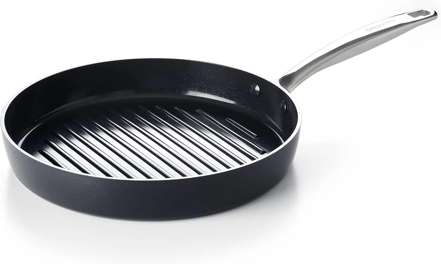 Chatham Black Prime Midnight Hard Anodized Healthy Ceramic Nonstick, 11" Grill Pan, PFAS-Free, Dishwasher Safe, Oven Saf
Chatham Black Prime Midnight Hard Anodized Healthy Ceramic Nonstick, 11" Grill Pan, PFAS-Free, Dishwasher Safe, Oven Saf