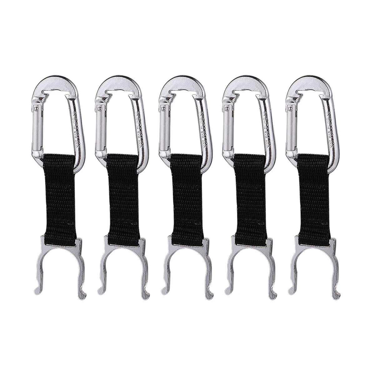 5 Pcs Aluminum Alloy Webbing Water Bottle Buckle Holder Clip Belt with Cover Travel Drink
5 Pcs Aluminum Alloy Webbing Water Bottle Buckle Holder Clip Belt with Cover Travel Drink