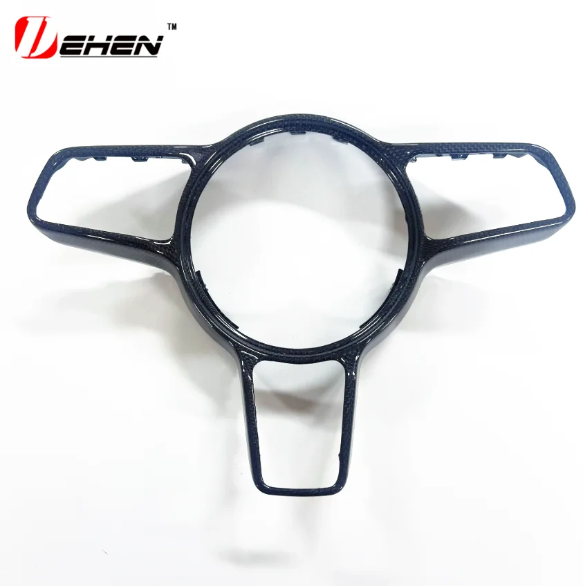 Защитная рамка на руль, аксессуары для салона автомобиля из настоящего углеродного волокна для Porsche 911 Boxster Cayman 2014-2020
Защитная рамка на руль, аксессуары для салона автомобиля из настоящего углеродного волокна для Porsche 911 Boxster Cayman 2014-2020