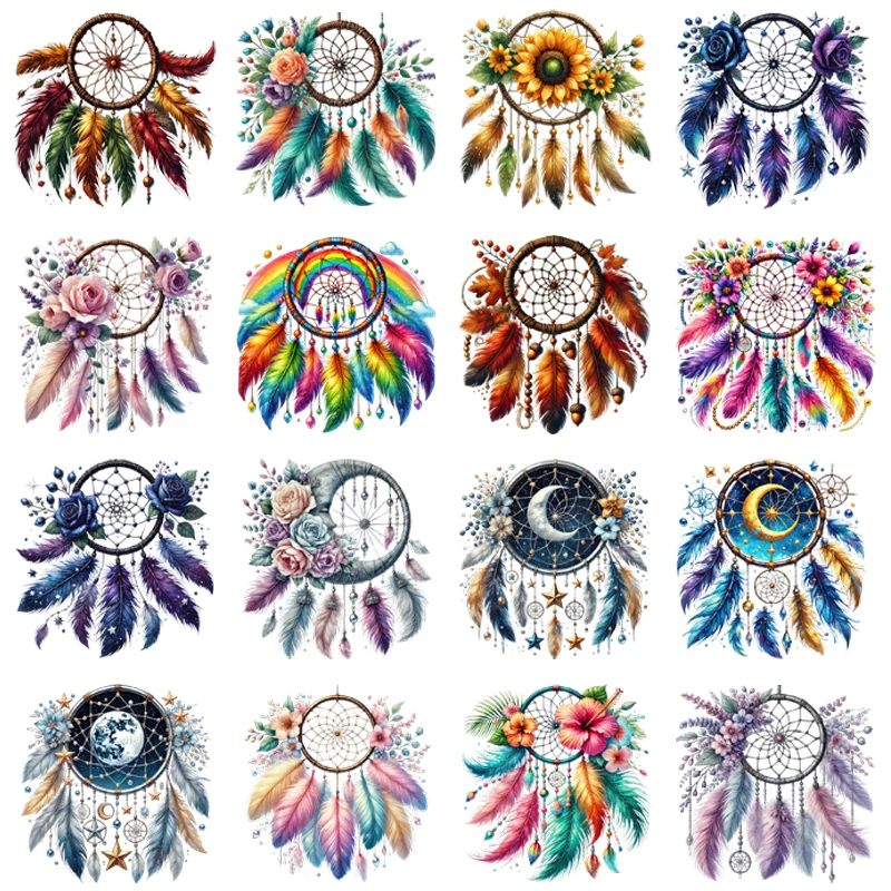 Washable Heat Transfer Patch for Clothes, Iron-On Transfers Sticker for T-Shirts, Cartoon, Bohemia Dreamcatcher, DIY Wholesale
Washable Heat Transfer Patch for Clothes, Iron-On Transfers Sticker for T-Shirts, Cartoon, Bohemia Dreamcatcher, DIY Wholesale