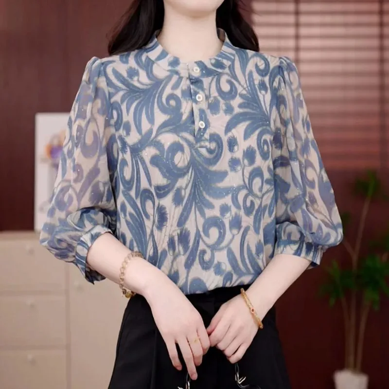 Stylish and Elegant Shirt Beautiful New Style Versatile and Fashionable Slimming Blouse for Spring and Summer Tops
Stylish and Elegant Shirt Beautiful New Style Versatile and Fashionable Slimming Blouse for Spring and Summer Tops