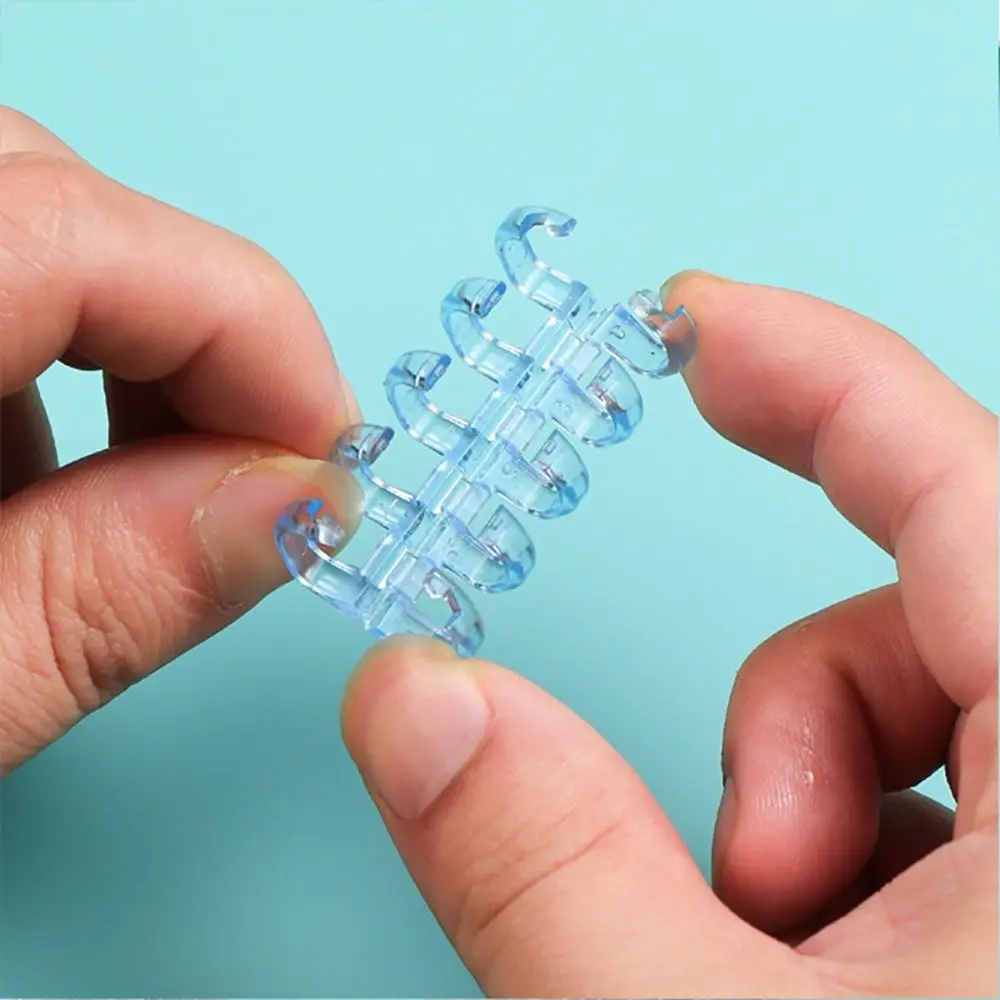 1Pcs Binding Spines Snap Split Binder Rings A4 A5 A6 Notebook Learning Cards Loose Leaf Plastic 5 Ring Binding Combs
1Pcs Binding Spines Snap Split Binder Rings A4 A5 A6 Notebook Learning Cards Loose Leaf Plastic 5 Ring Binding Combs