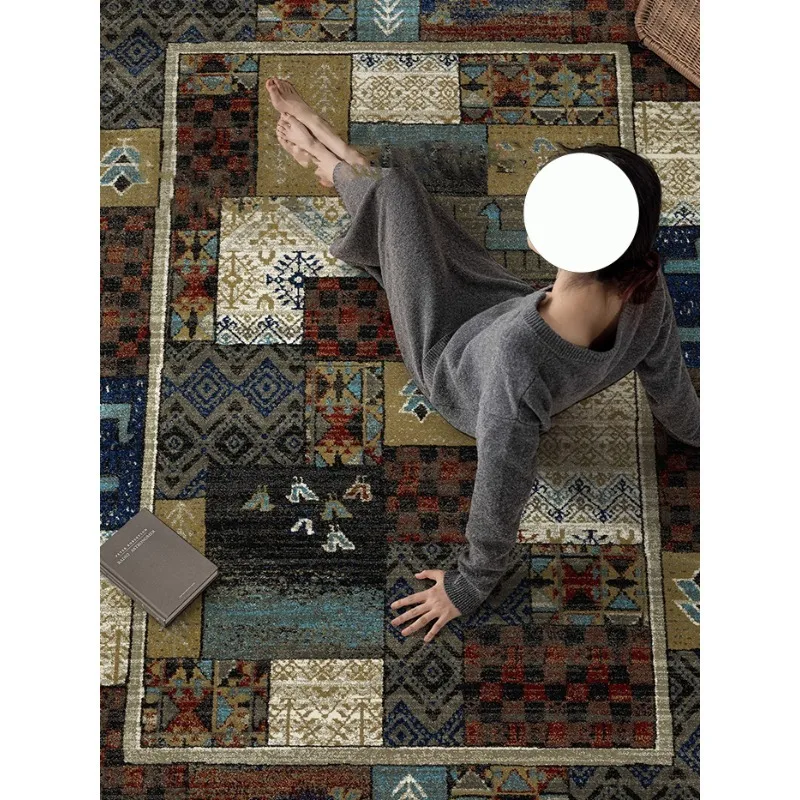 Retro Living Room Carpet Floral Creative Pattern Luxury Artistic Design Bedroom Rug Home Decoration Sofa Coffee Table Mats Tapis
Retro Living Room Carpet Floral Creative Pattern Luxury Artistic Design Bedroom Rug Home Decoration Sofa Coffee Table Mats Tapis