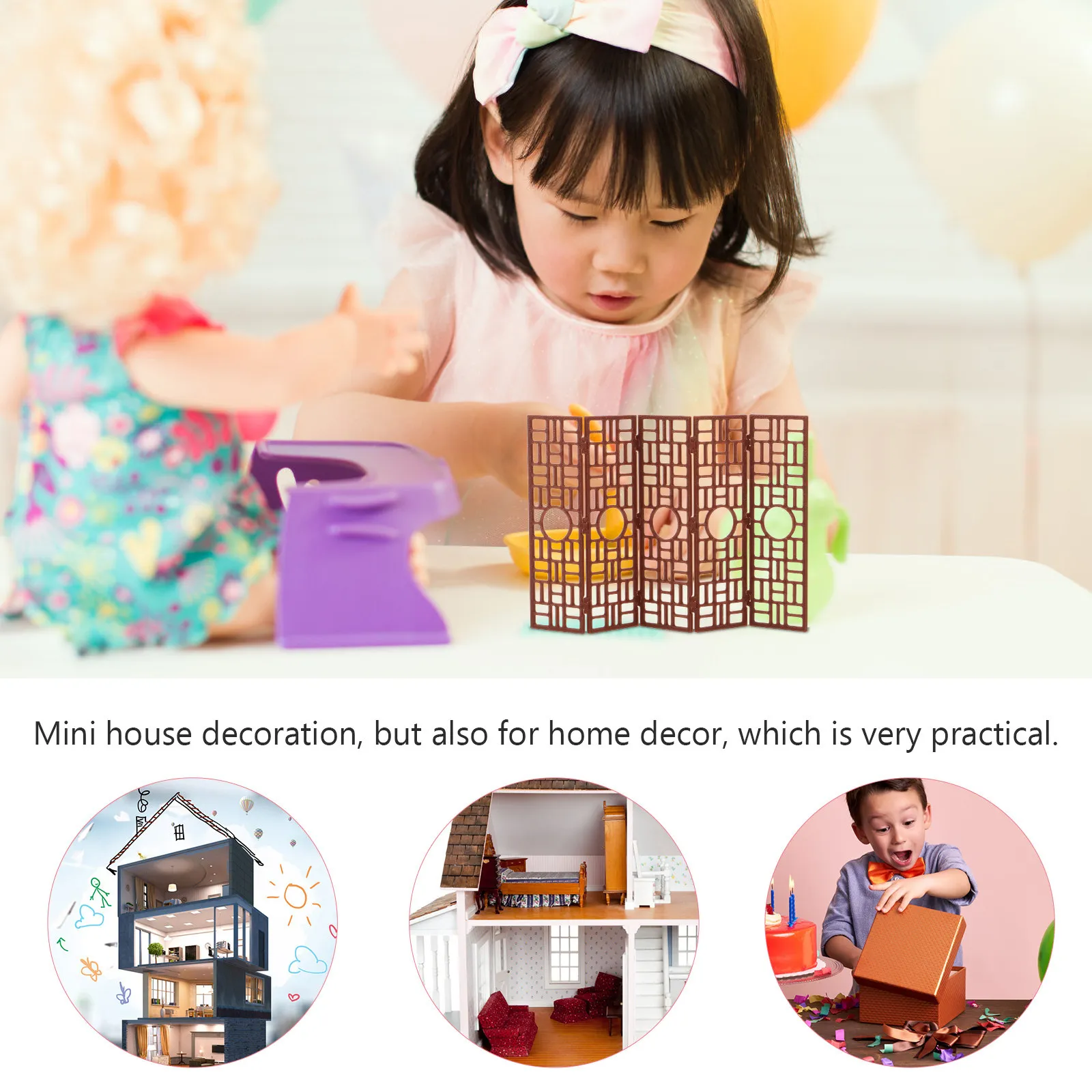 Mini Chinese Folding Screen 1:20 Vintage Room Divider for Dollhouse Furniture DIY Scene Building Desktop Decorative Screen
Mini Chinese Folding Screen 1:20 Vintage Room Divider for Dollhouse Furniture DIY Scene Building Desktop Decorative Screen