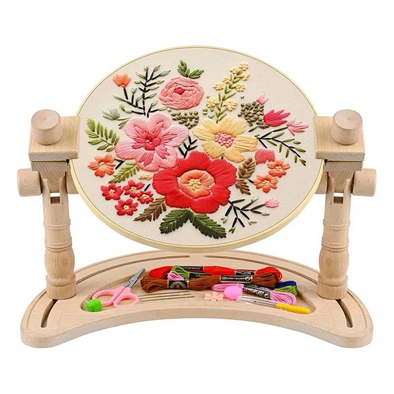 Embroidery Hoop Stand Adjustable - 360°Rotated Embroidery Frame Stand, Embroidery Stands For Hand Work Art Craft
Embroidery Hoop Stand Adjustable - 360°Rotated Embroidery Frame Stand, Embroidery Stands For Hand Work Art Craft