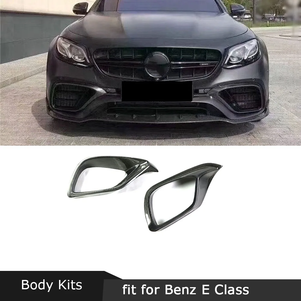 Carbon Fiber Material Front Bumper Air Vent Outlet Fog Cover Trim for Mercedes Benz E Class W213 E63 2017 2018 2019 Hot Sale FRP
Carbon Fiber Material Front Bumper Air Vent Outlet Fog Cover Trim for Mercedes Benz E Class W213 E63 2017 2018 2019 Hot Sale FRP