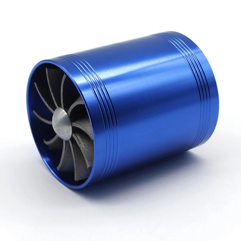 1PCS Car Auto Supercharger Turbonator Double Turbine Turbo Charger Air Intake Fan Fuel Gas Saver for Audi Ford Toyota Nissan
1PCS Car Auto Supercharger Turbonator Double Turbine Turbo Charger Air Intake Fan Fuel Gas Saver for Audi Ford Toyota Nissan