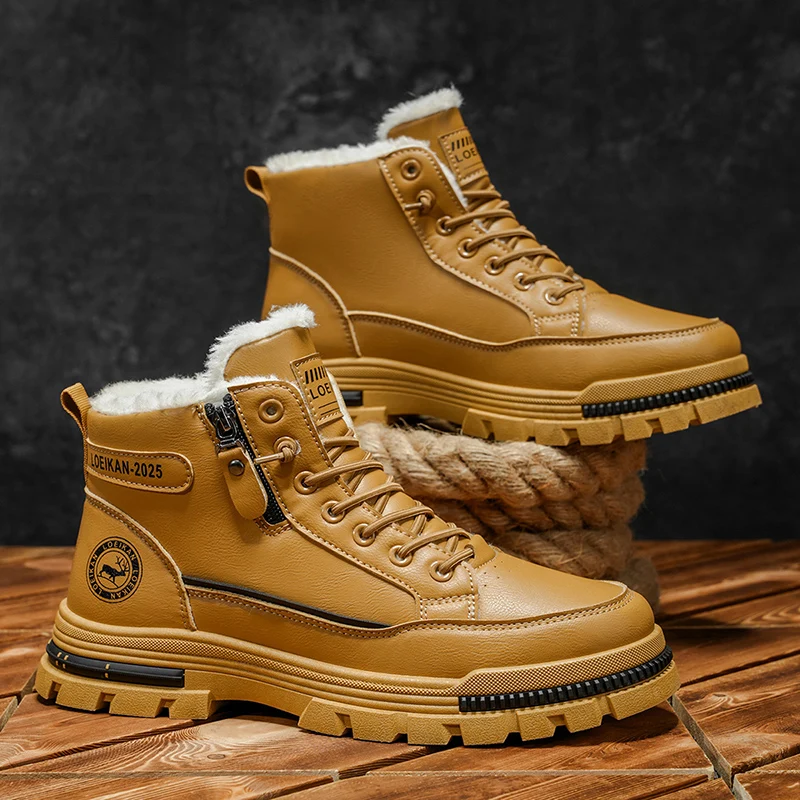 Men's Winter 2025 New Style Fleece-Lined Thickened Warm and Cold-Resistant Cotton Shoes for Outdoor Sports and Casual Workwear
Men's Winter 2025 New Style Fleece-Lined Thickened Warm and Cold-Resistant Cotton Shoes for Outdoor Sports and Casual Workwear