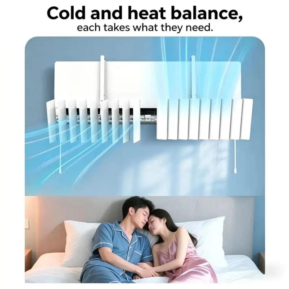 Wall-Mounted Air Conditioner Windshield Adjustable Durable Airflow Control Baffle Universal Energy Saving
Wall-Mounted Air Conditioner Windshield Adjustable Durable Airflow Control Baffle Universal Energy Saving