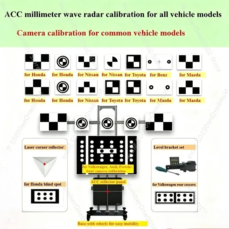 ADAS Calibration Tool ACC mmWave Radar Calibration for All Vehicles Front Camera Calibration for Common Cars for Toyota,Honda,VW
ADAS Calibration Tool ACC mmWave Radar Calibration for All Vehicles Front Camera Calibration for Common Cars for Toyota,Honda,VW
